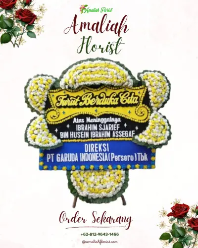 Papan Bunga Duka di Munding
